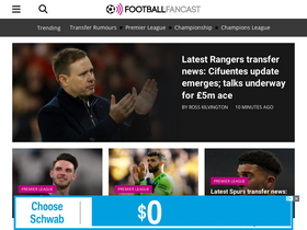 'footballfancast.com' screenshot