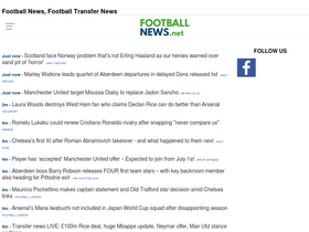 'footballnews.net' screenshot