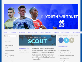 'footballtalentscout.net' screenshot