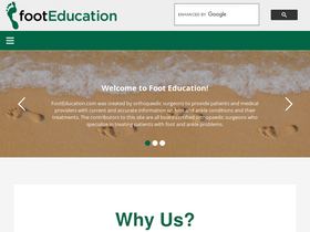 'footeducation.com' screenshot