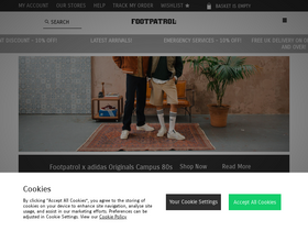'footpatrol.com' screenshot