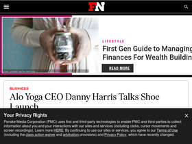 'footwearnews.com' screenshot