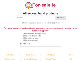'for-sale.ie' screenshot