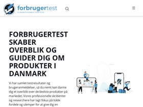 'forbruger-test.dk' screenshot