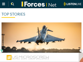 'forces.net' screenshot
