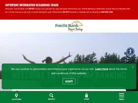 'forchtbank.com' screenshot