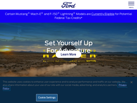 'ford.com' screenshot