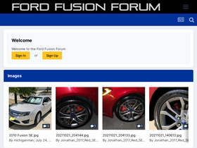 'fordfusionforum.com' screenshot