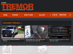 'fordtremor.com' screenshot