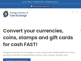 'foreigncurrencyandcoin.com' screenshot