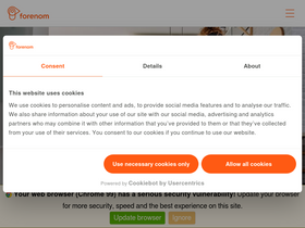 'forenom.com' screenshot