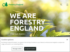 'forestryengland.uk' screenshot