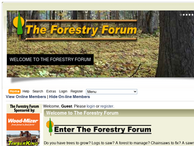 'forestryforum.com' screenshot