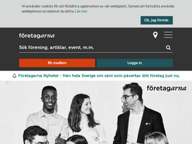 'foretagarna.se' screenshot