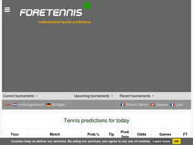 'foretennis.com' screenshot