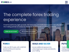 'forex.com' screenshot