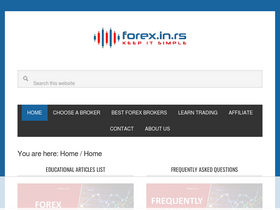 'forex.in.rs' screenshot