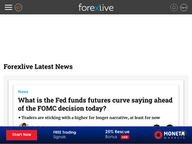 'forexlive.com' screenshot