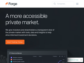 'forgeglobal.com' screenshot