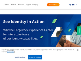 'forgerock.com' screenshot