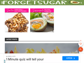 'forgetsugarfriday.com' screenshot
