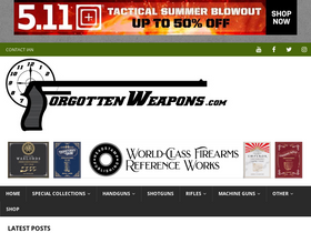 'forgottenweapons.com' screenshot