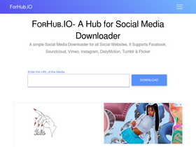 'forhub.io' screenshot