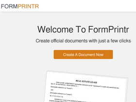 'formprintr.com' screenshot