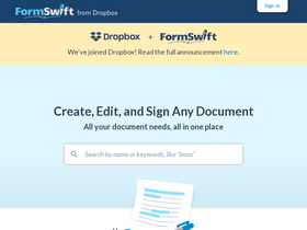 'formswift.com' screenshot