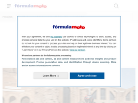 'formulamoto.es' screenshot