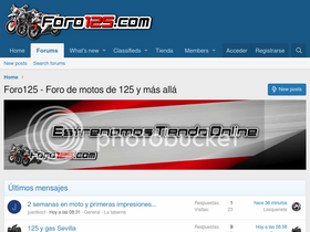 'foro125.com' screenshot