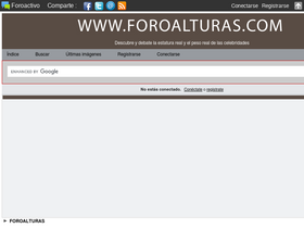 'foroalturas.com' screenshot