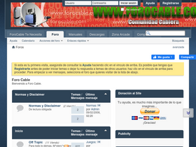 'forocable.com' screenshot