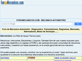 'foromecanicos.com' screenshot