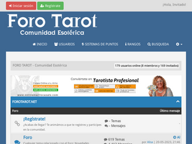 'forotarot.net' screenshot