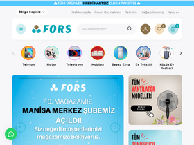 'forsavm.com.tr' screenshot