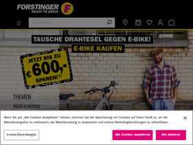'forstinger.com' screenshot
