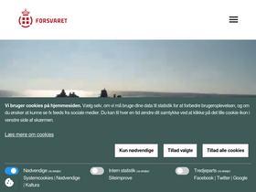 'forsvaret.dk' screenshot