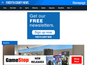 'forsythnews.com' screenshot