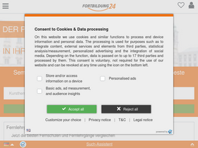 'fortbildung24.com' screenshot