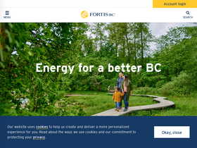 'fortisbc.com' screenshot