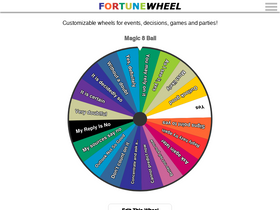 'fortunewheel.com' screenshot