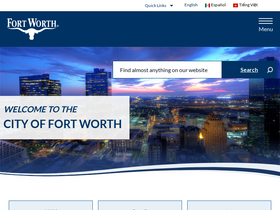 'fortworthtexas.gov' screenshot