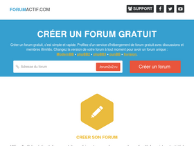 'forumactif.com' screenshot