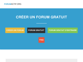 'forumactif.org' screenshot