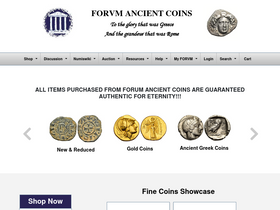 'forumancientcoins.com' screenshot