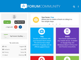 'forumcommunity.net' screenshot