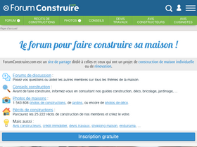 'forumconstruire.com' screenshot