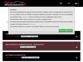 'forumdellautoriparatore.it' screenshot