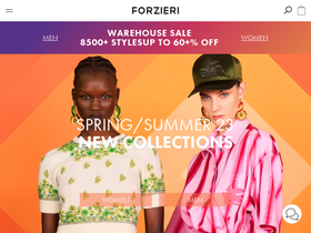 'forzieri.com' screenshot